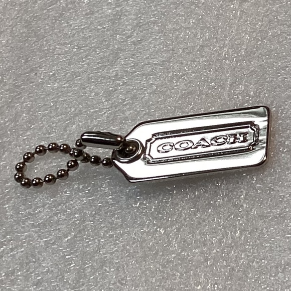 Coach Metal Bag Tag/Hang Tag 1.25”x 0.5” - Picture 1 of 14